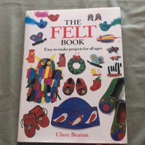 Book on crafts with felt